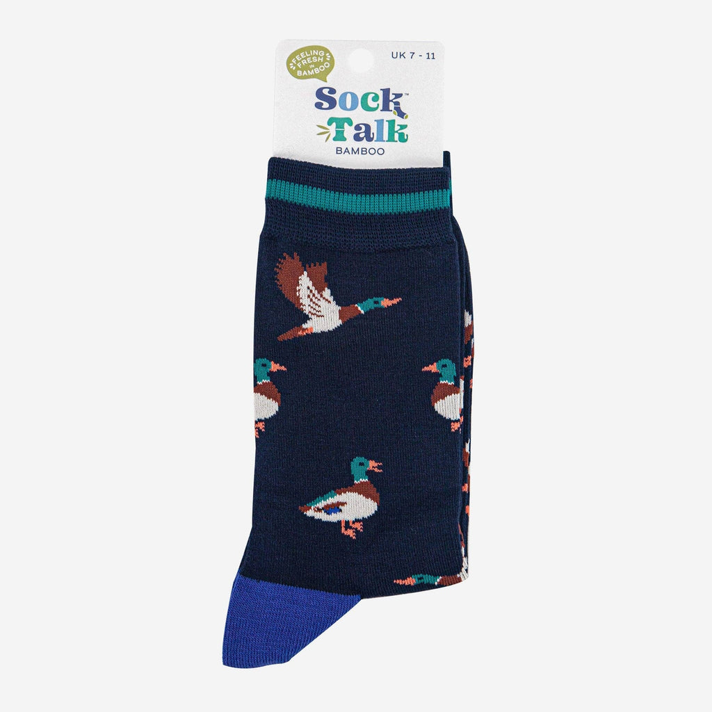 Chaussettes Bleues marine Canards Colvert