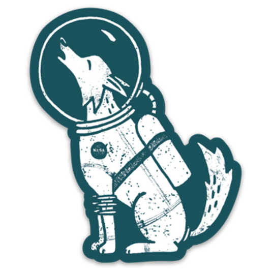 Autocollant Hurlement à la Lune