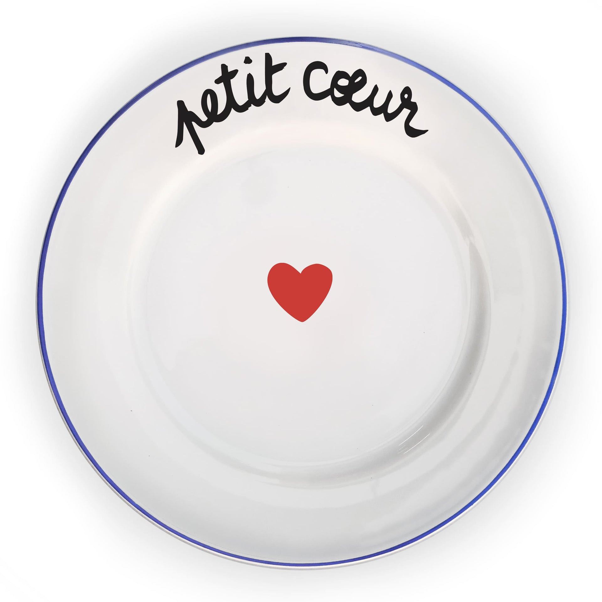 "La Famille S'éclate" Plate - Little Heart