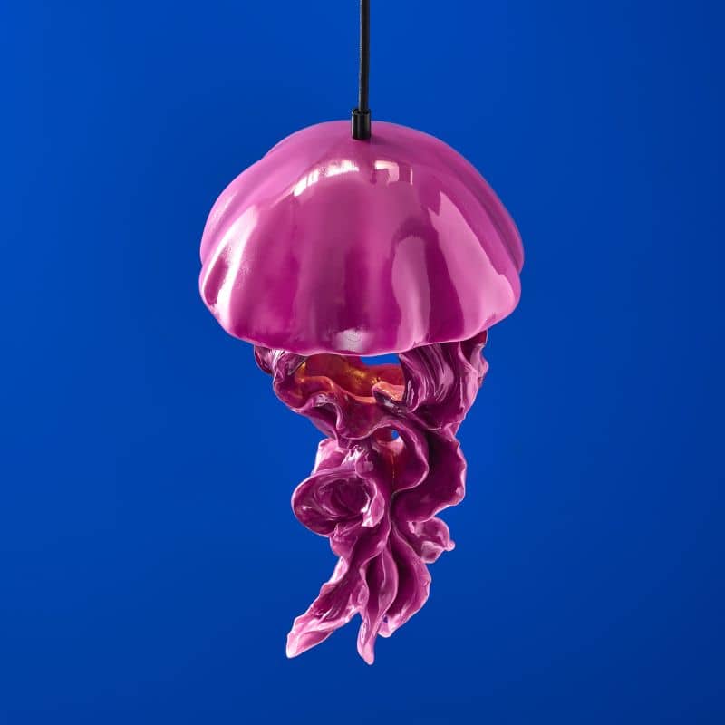 Plafonnier Méduse Ava, magenta