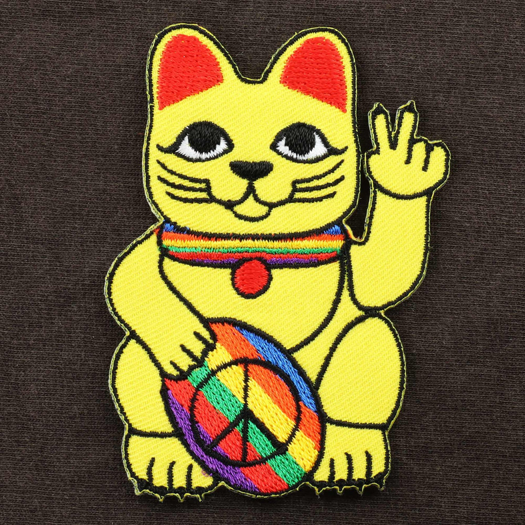 Patch Chat chanceux Peace