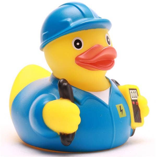 Canard Electricien - Bleu
