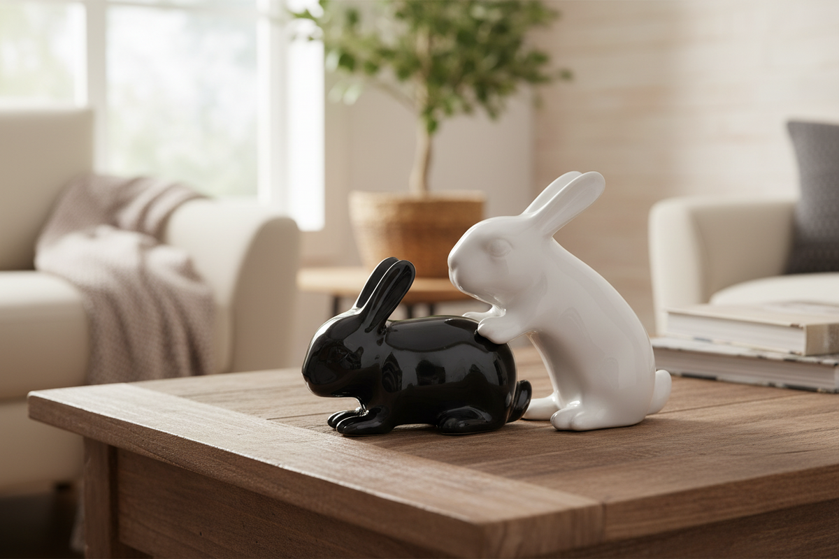 Salière et poivrière Lapins Coquins – MAGS – vue 3