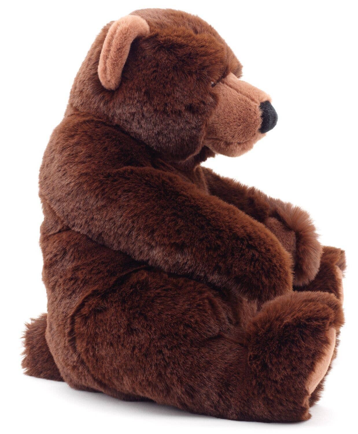 Peluche ours brun mika Uni Toys