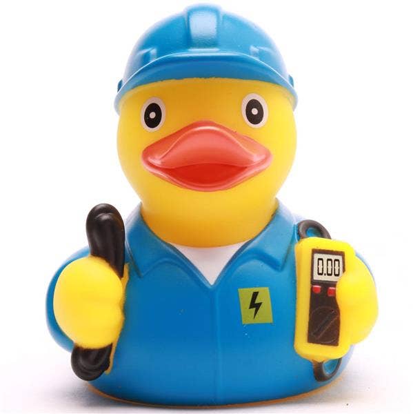 Canard Electricien - Bleu Duckshop – vue produit 2