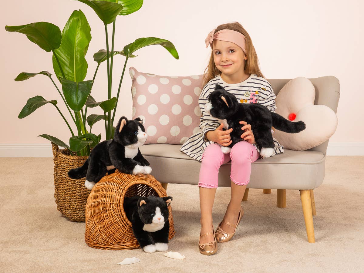 Peluche Chat Noir Swing - Teddy Hermann