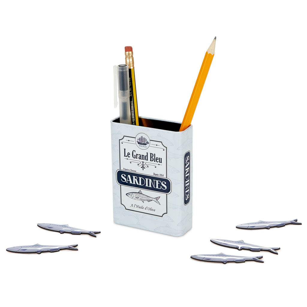 Pot à crayons Sardines