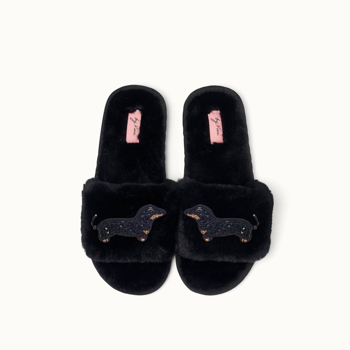 Paire de broches pour Chaussons - Teckel