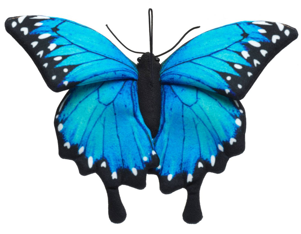 Papillon bleu (avec boucle) - 26 cm (largeur) Uni Toys