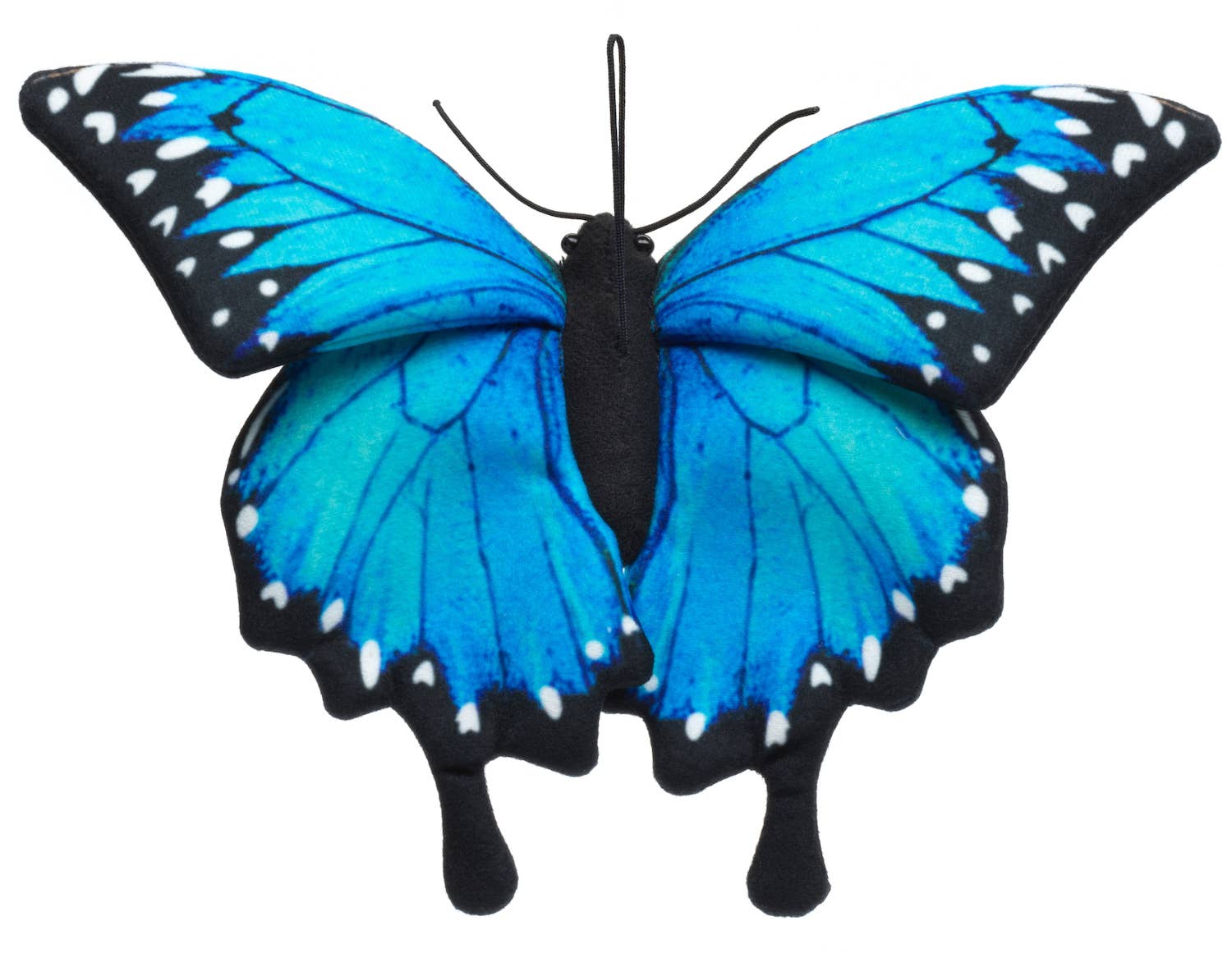 Papillon bleu (avec boucle) - 26 cm (largeur) Uni Toys