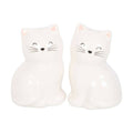 Salière et poivrière Chat Blanc