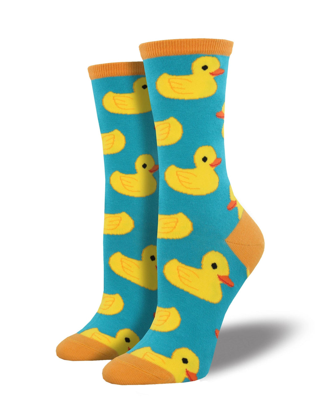Gelbe Badeenten-Socken