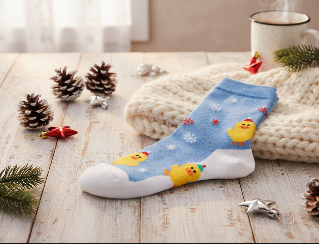 Chaussettes Canard Noël