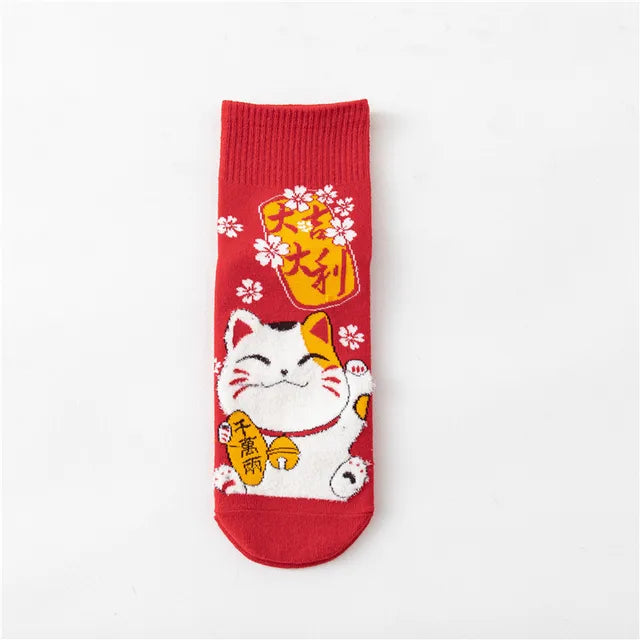 chaussettes courtes chat chanceux lcc SOX LCC 010 35713612
