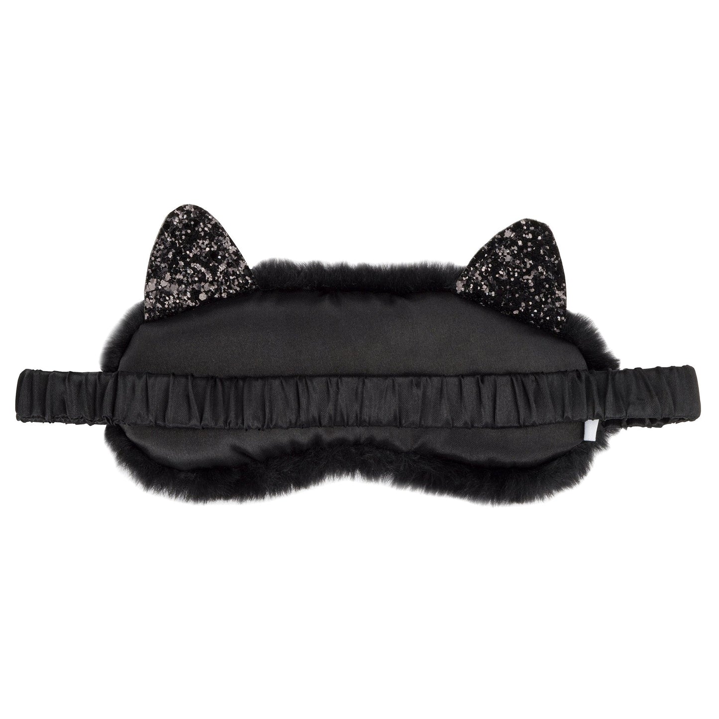 Masque de sommeil – en peluche chat – chat noir