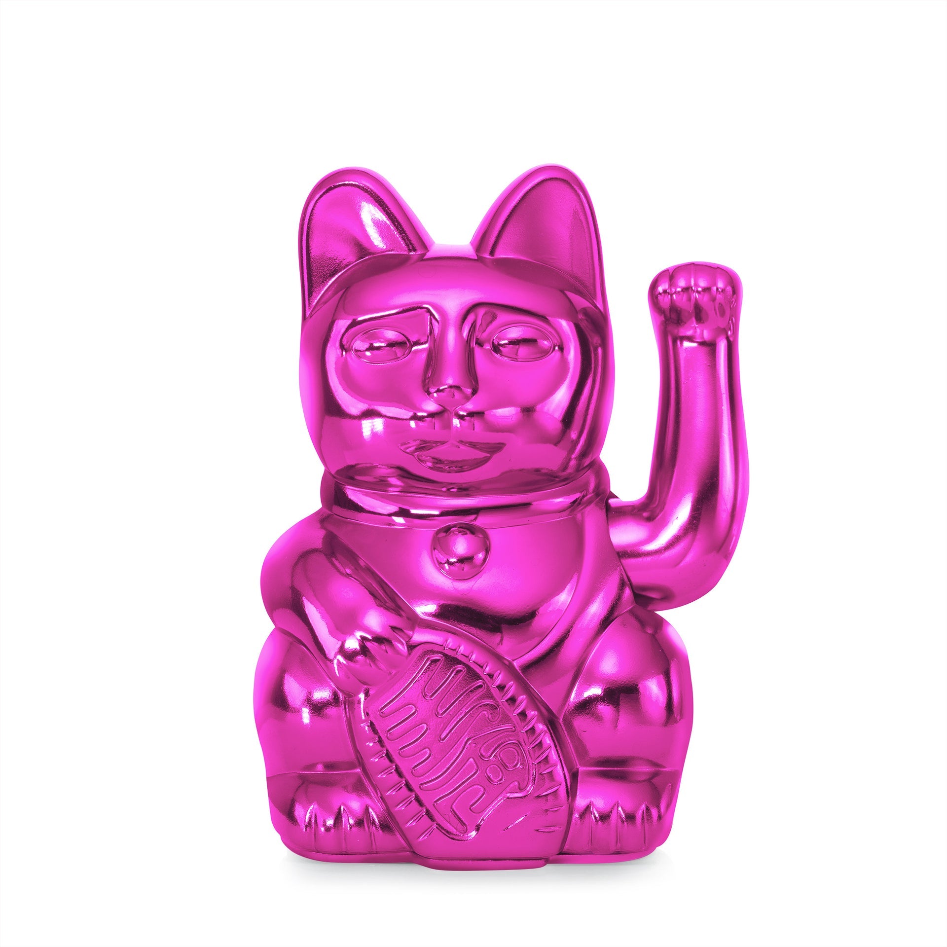 Chat Chanceux Rose Brillant “Sorya”