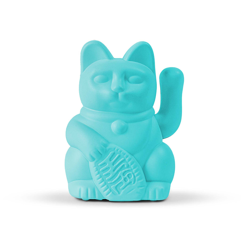 Mini Chat Chanceux Solaire Turquoise « Miko » – Donkey Products