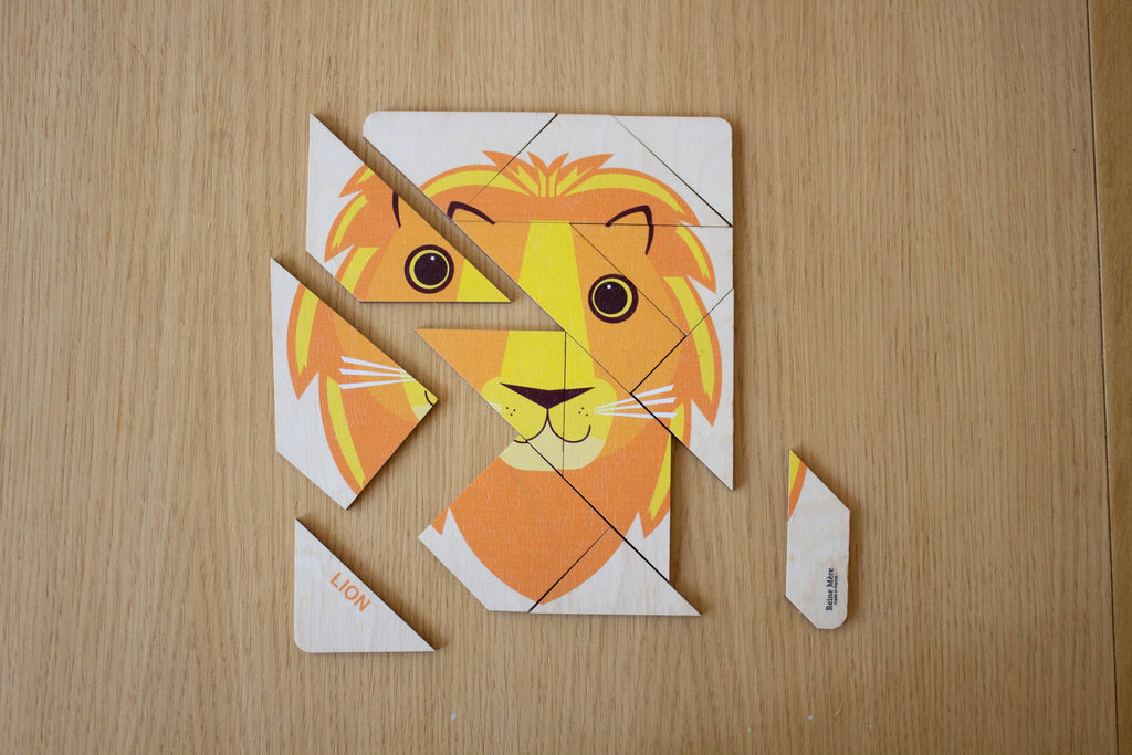 Puzzle en Bois Lion