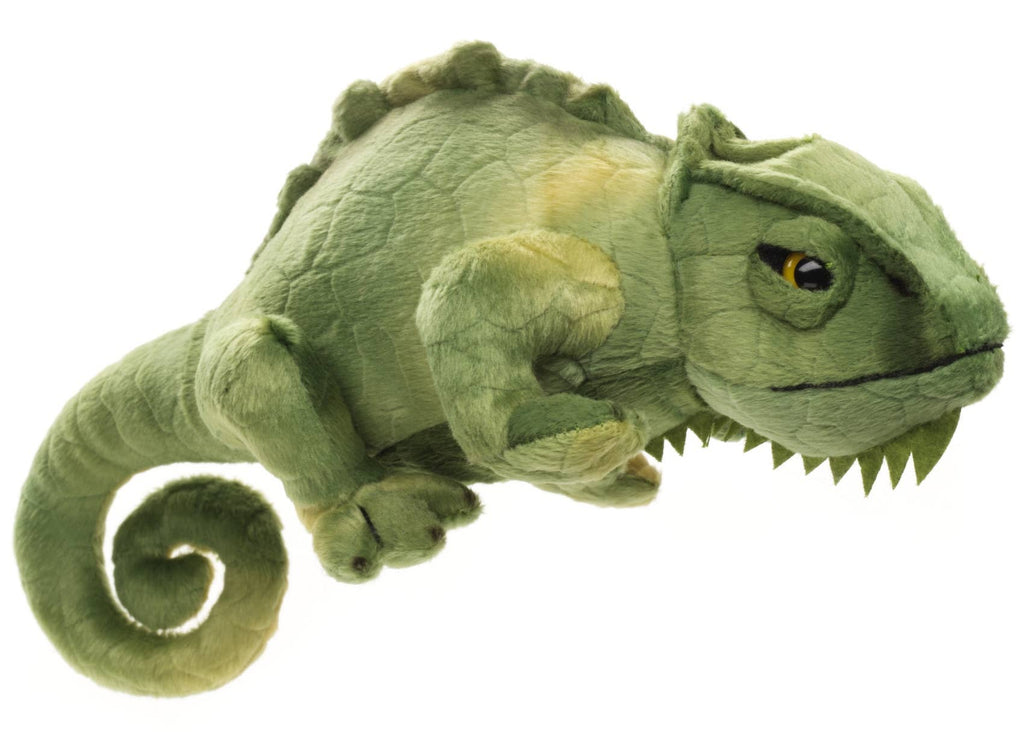 Caméléon vert - 28 cm (longueur) - Peluche Uni Toys