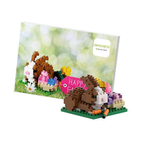 Carte postale BRIXIES Lapin de Pâques