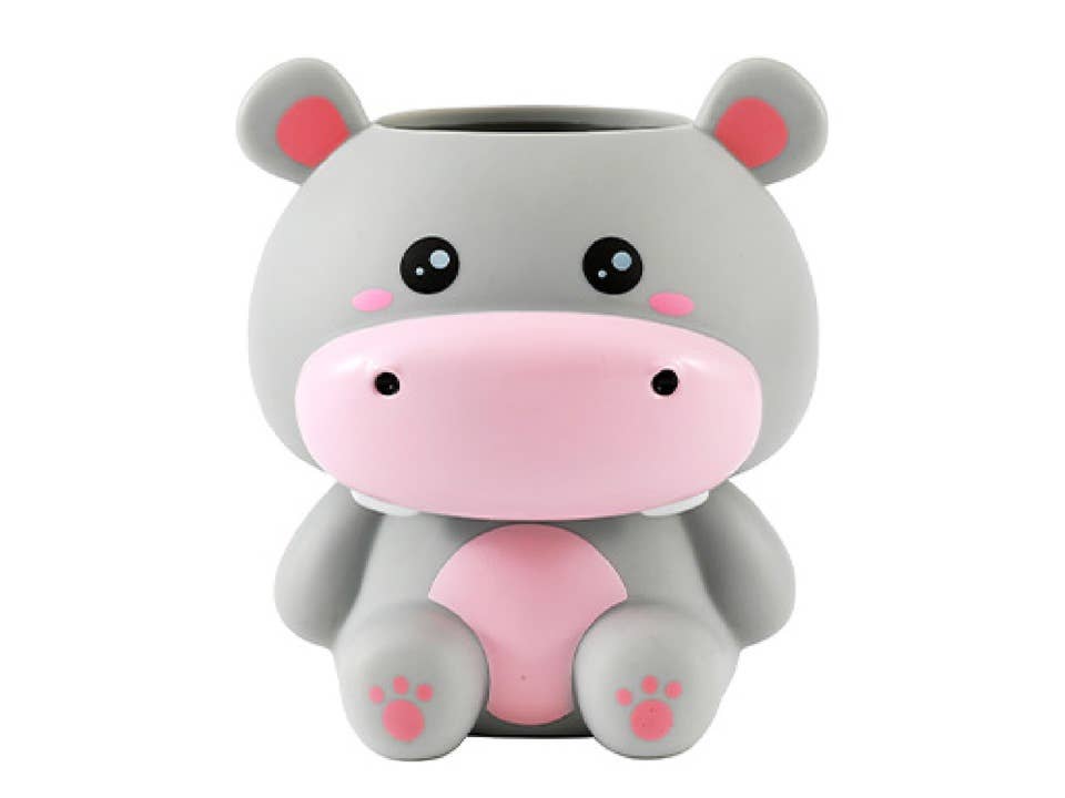 Porte-stylo 3D Hippopotame