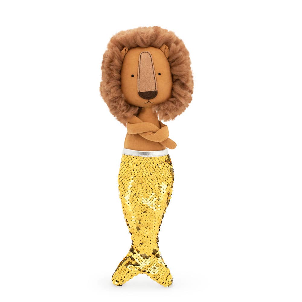 Peluche en coton, Simón Le Lion : Sirène-29cm-3+