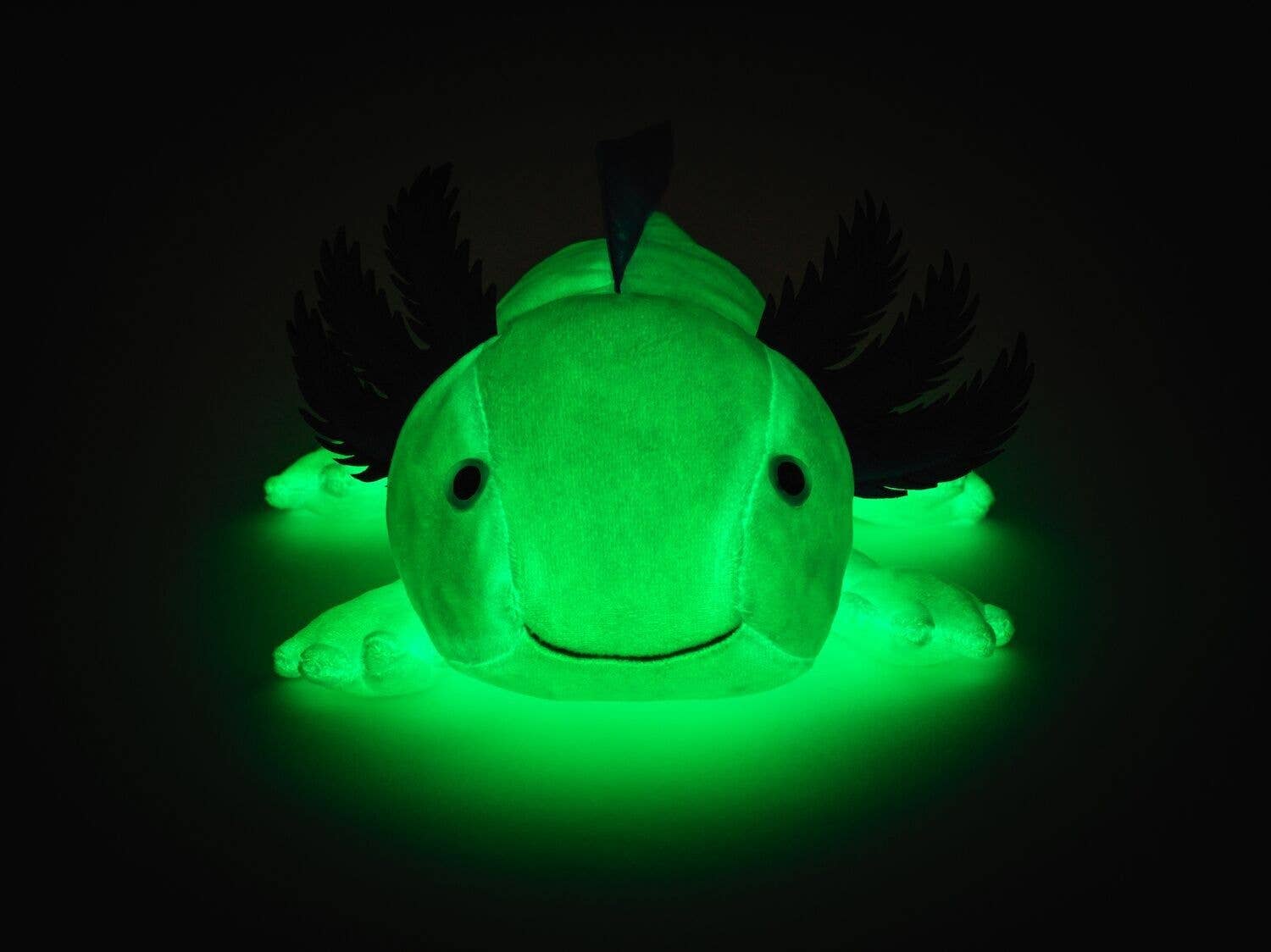 Axolotl - Brille dans le noir - 32 cm - Jouet en peluche Uni Toys