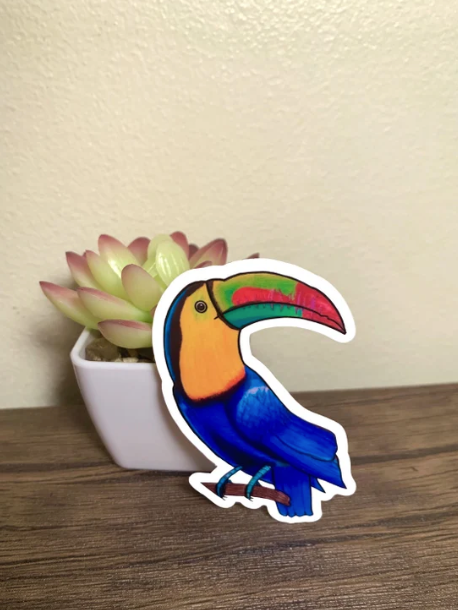 autocollant toucan 24677452