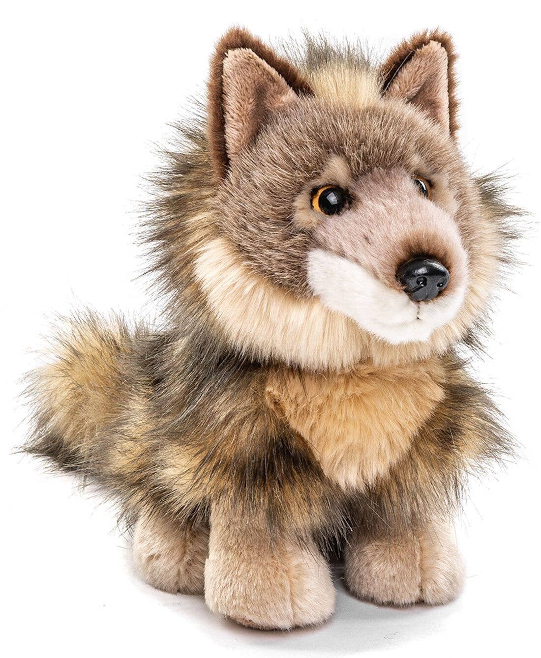 Louveteau, assis, 20 cm (hauteur), peluche Uni Toys
