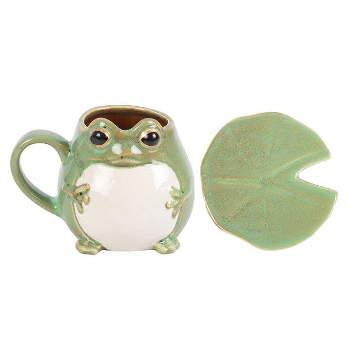 Mug 3D Grenouille et Soucoupe Nénuphar