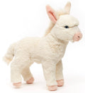 Peluche Âne baroque blanc, debout