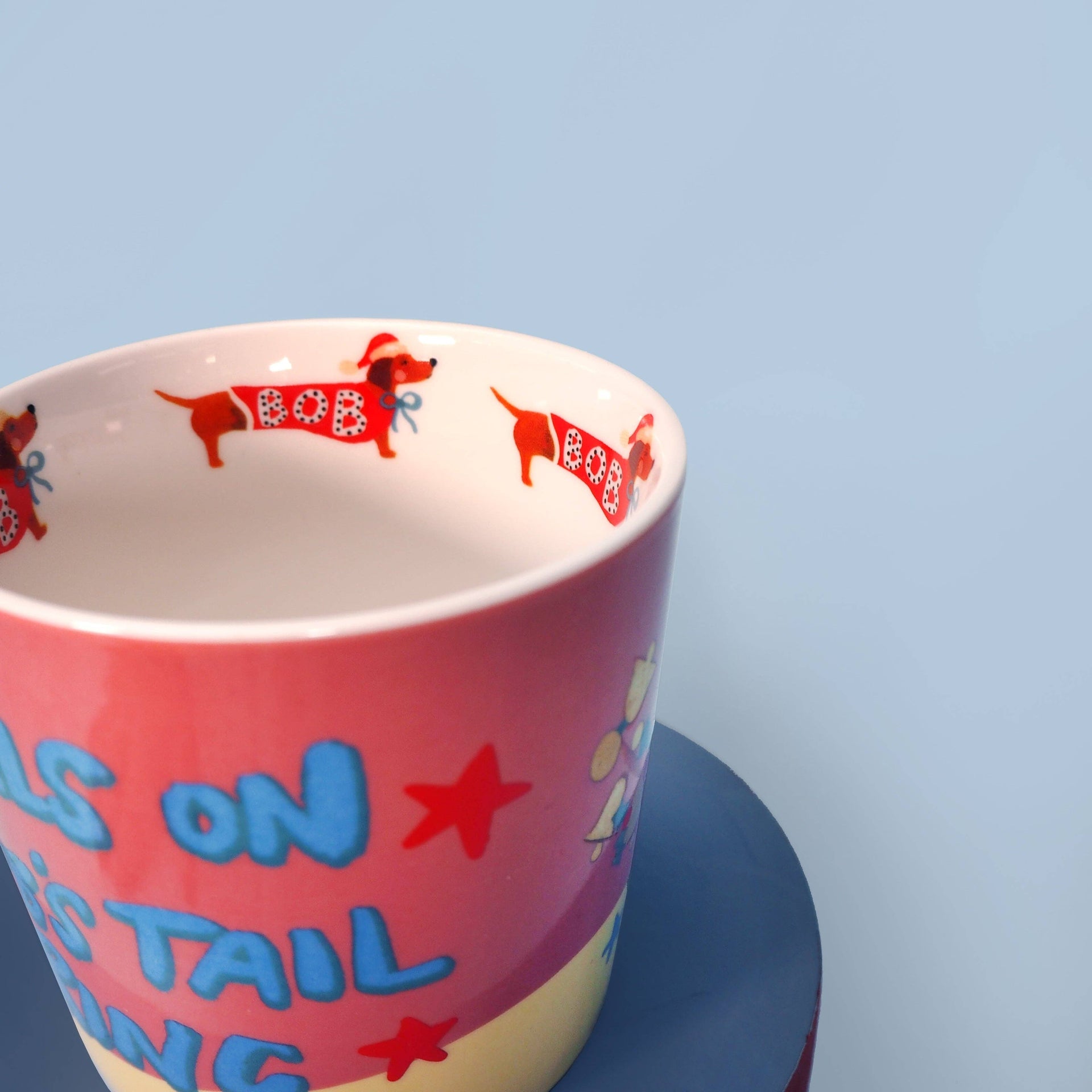 Mug Teckel Bob « Bells on Bob’s Tail Ring »