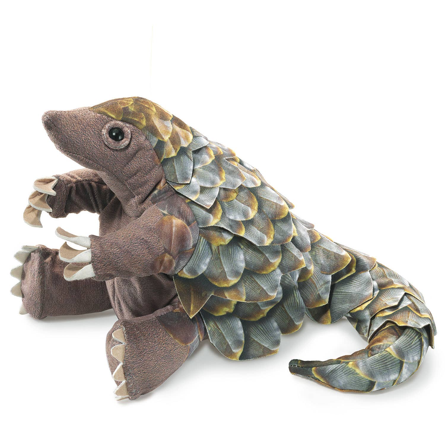 Marionnette à main Pangolin Folkmanis réaliste