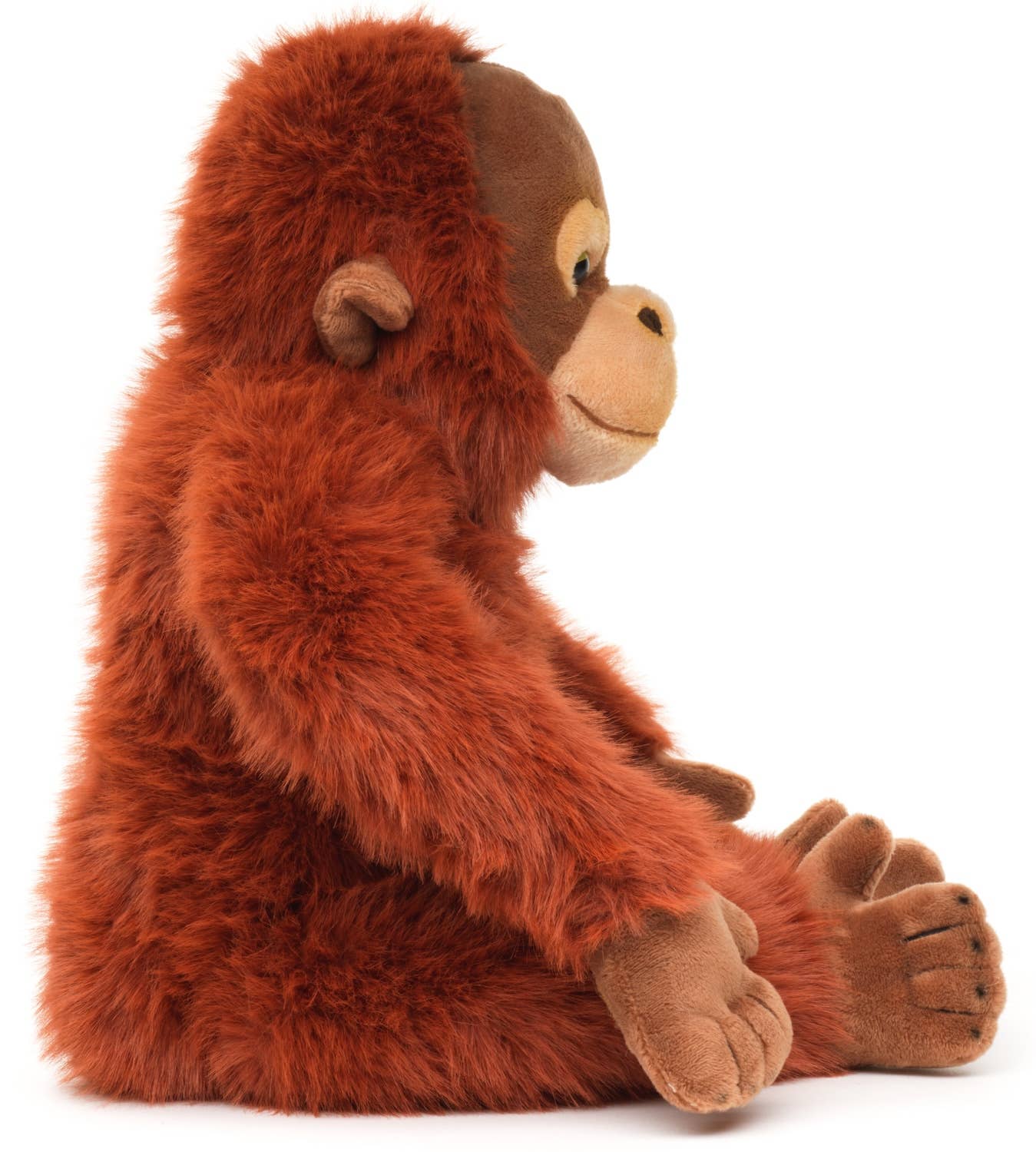 Orang-outan avec fermeture velcro - 27 cm (hauteur) - peluche Uni Toys