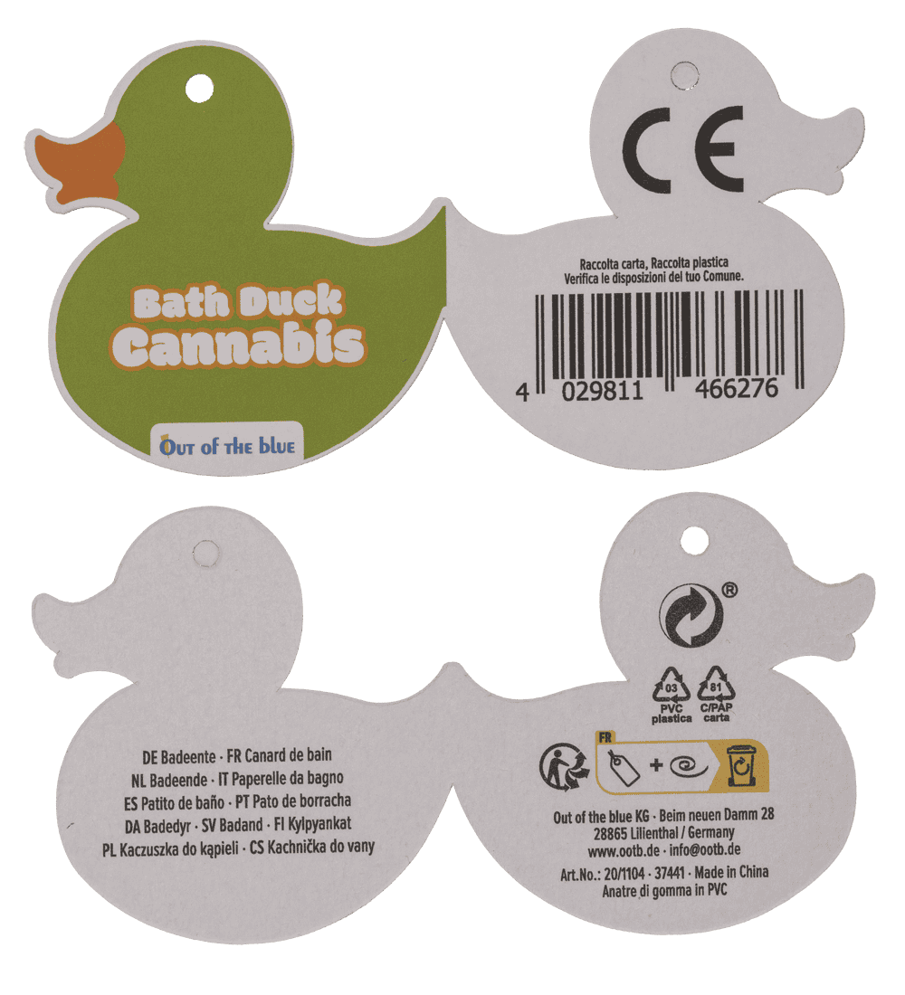 Cannabis canard couineur – env. 10 cm – vue 9