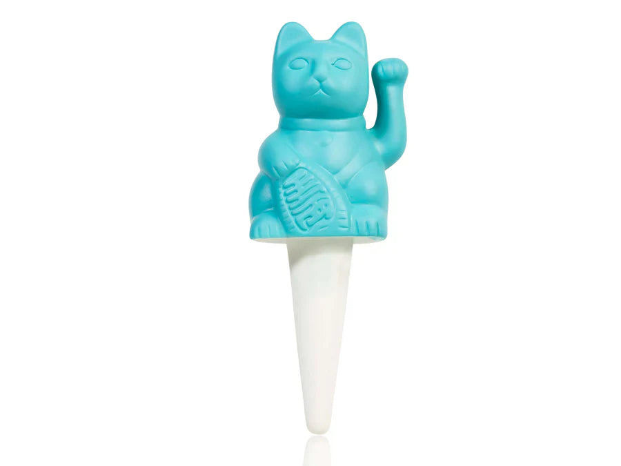 Arrosaur Autonome Gato Afortunado Azul Bitten – Objeto déco original