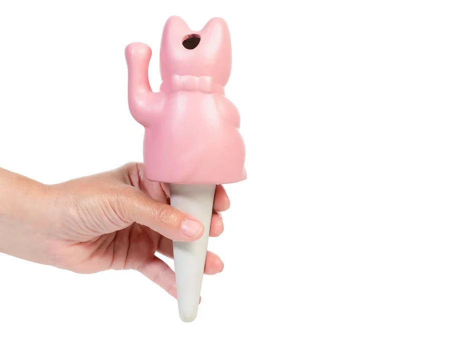Arroseur Autonome Chat Chanceux Rose Bitten – Objet déco original