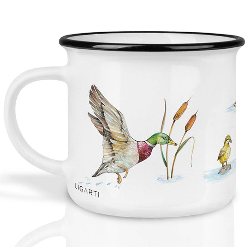 Mug en céramique – Étang aux canards