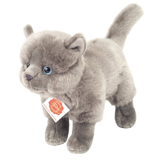 Stehendes Chartreux-Katze-Plüschtier
