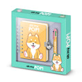 Oh My Pop Shiba – Notizbuch-Set A5 + 6-Farben-Stift