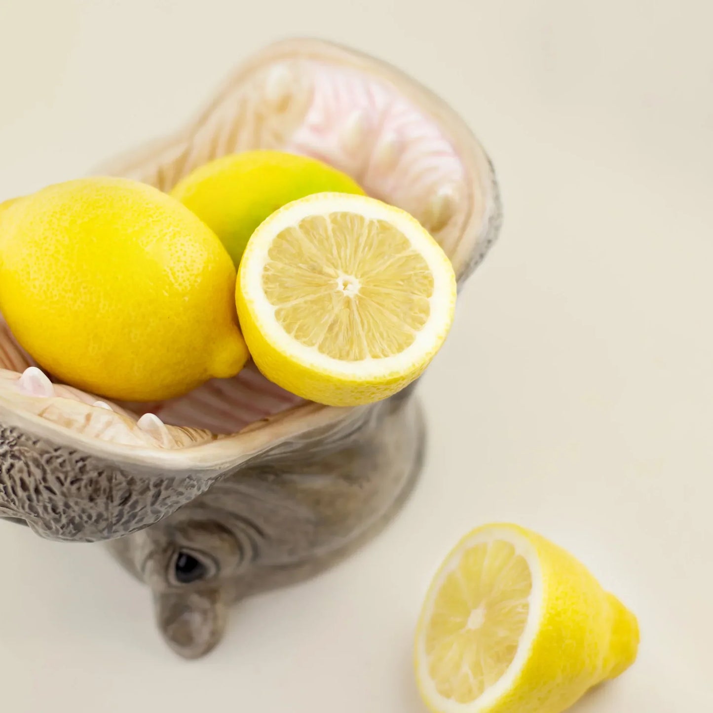 Cuenco de hipopótamo de hipopótamos hambrientos