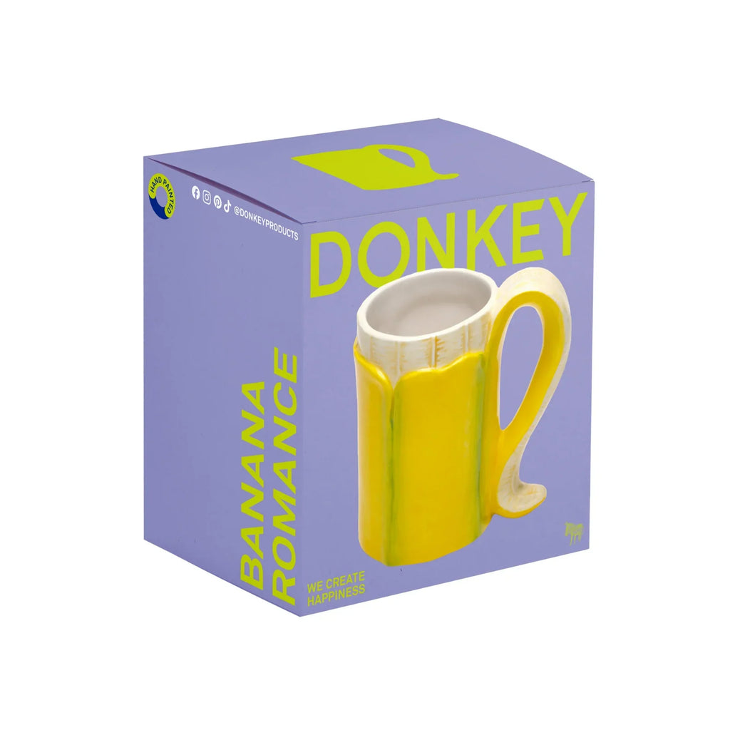 Tazza romantica alla banana
