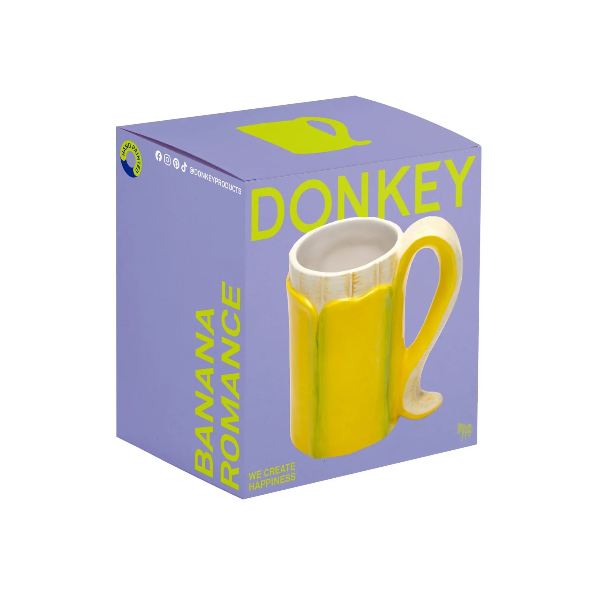 Tazza romantica alla banana