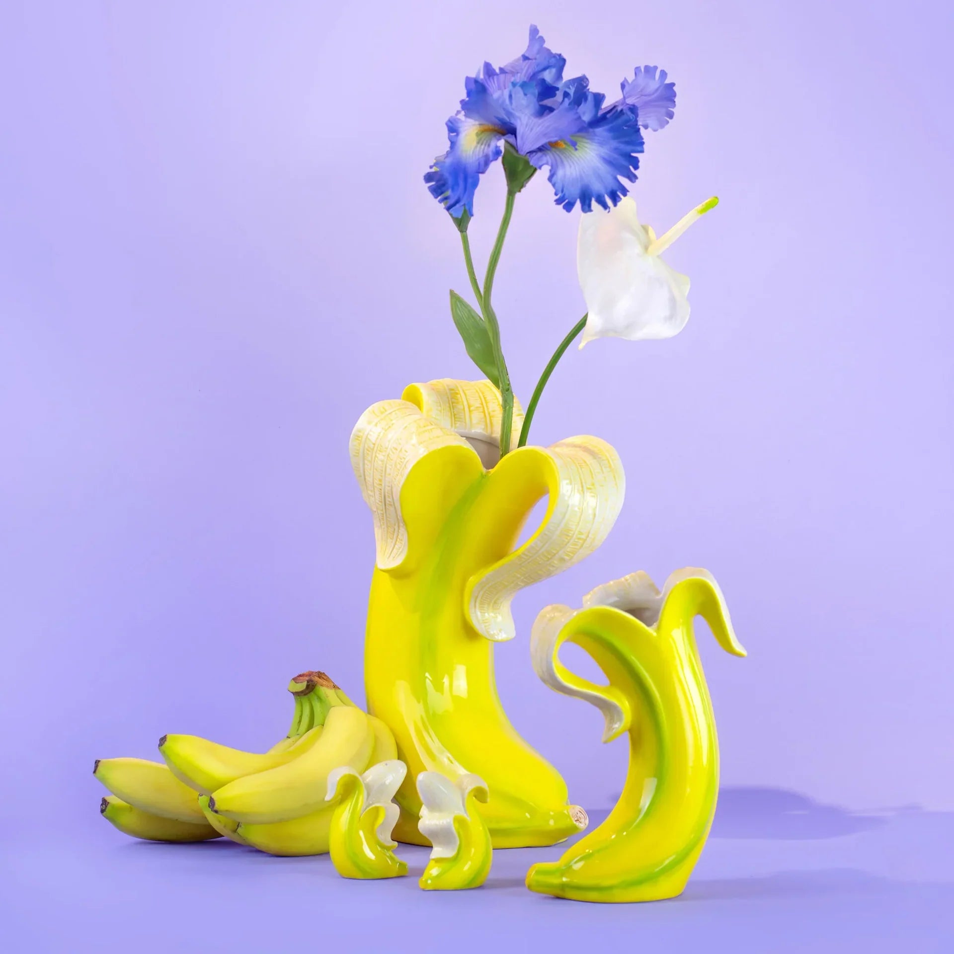 Große Bananen-Romantikvase