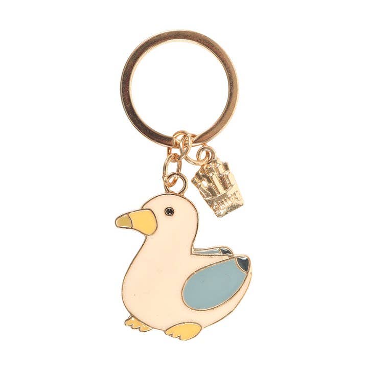 Porte-clés Mouette et Frites