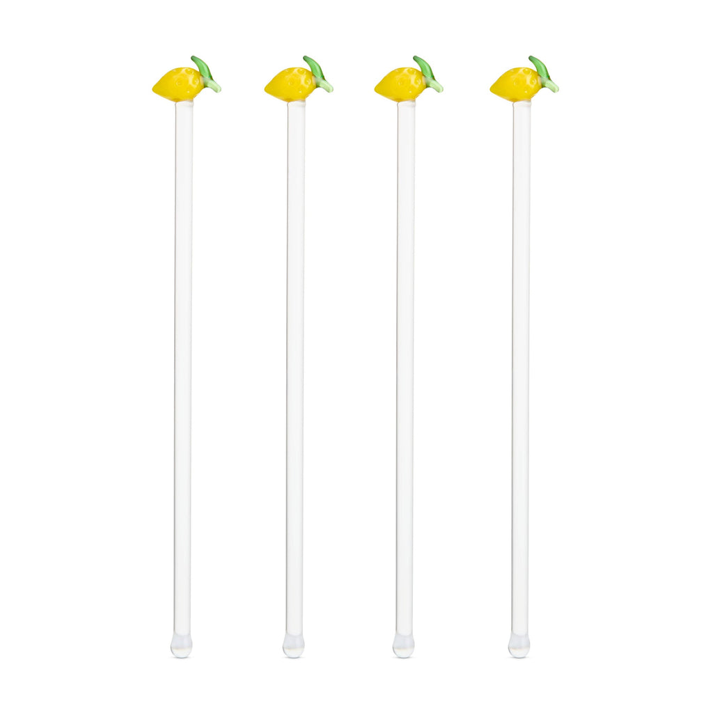Agitateurs à cocktail en verre Citron