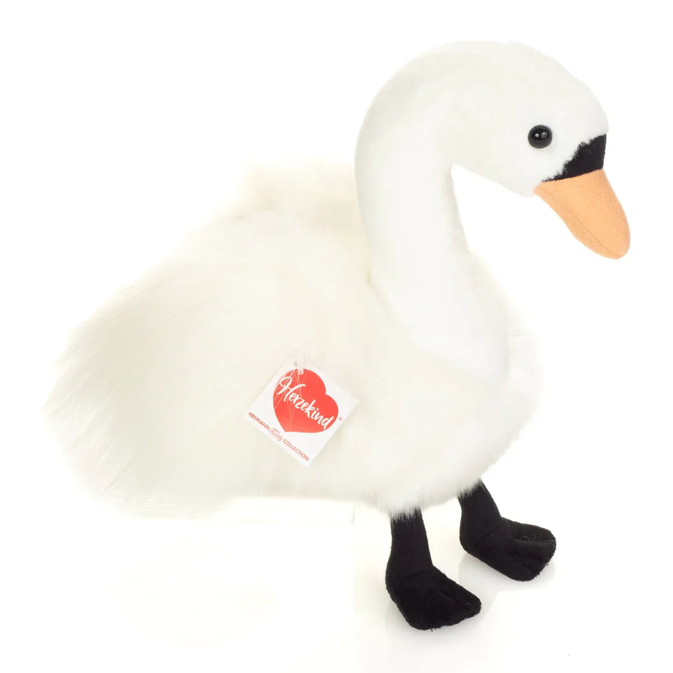 peluche cygne lizzy hermann teddy 939511 4004510939511