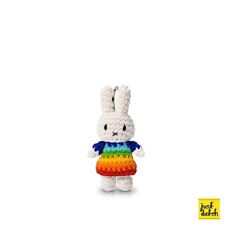 Porte-clés Miffy Crochetée Just Dutch CoinCaillerie