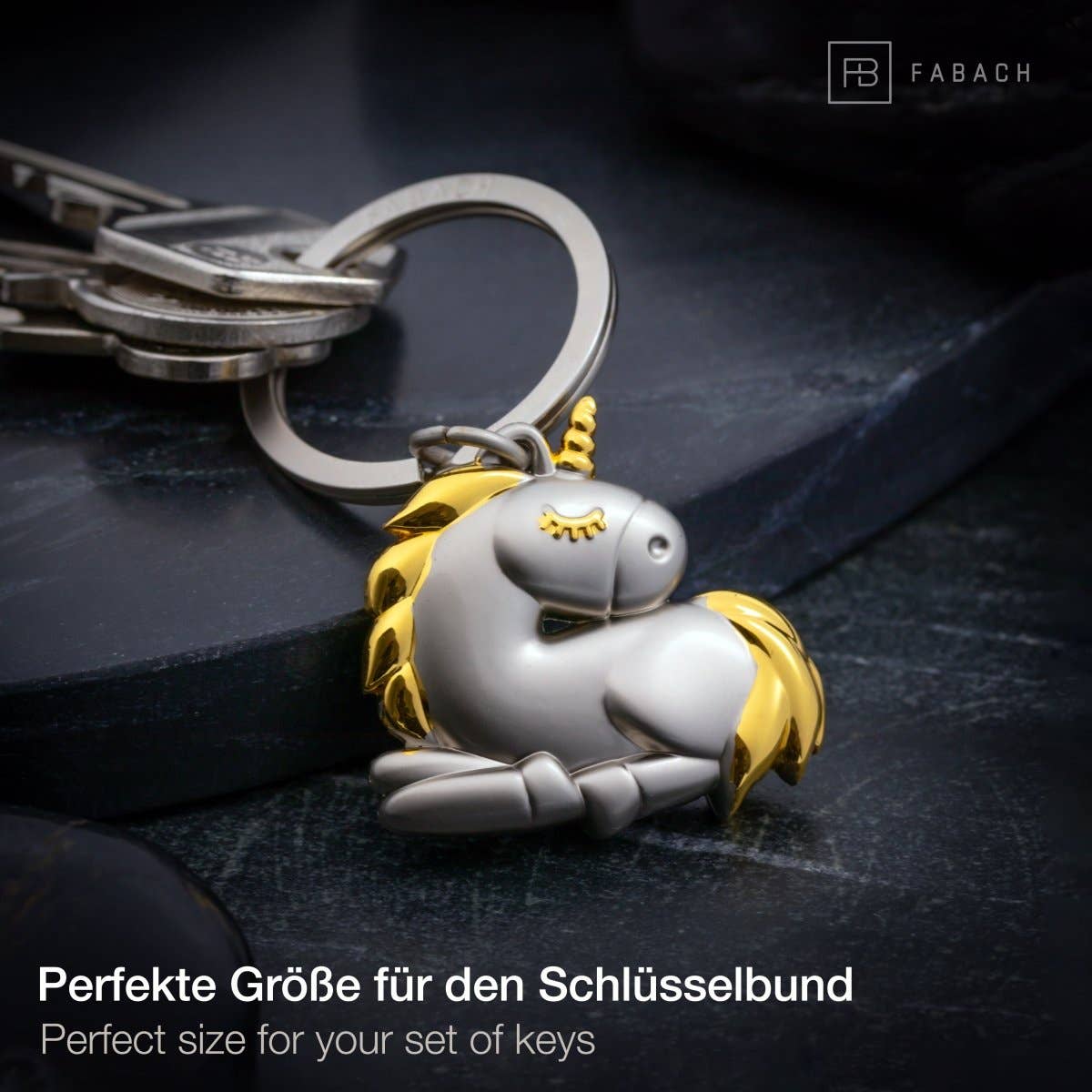 porte cles licorne sleepy fabach 