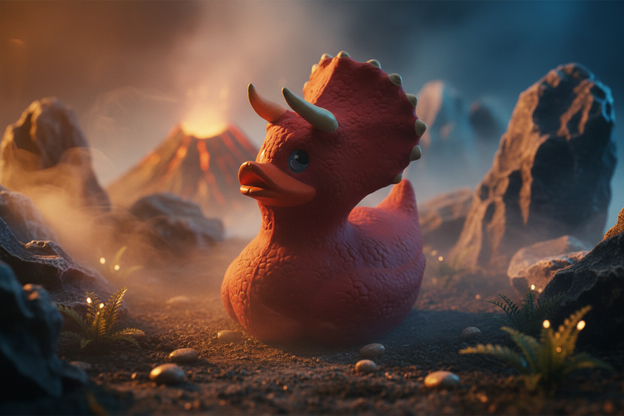 Triceratops Duck